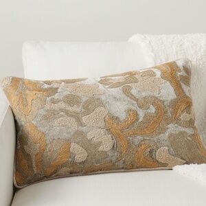 Eleonora Embroidered Lumbar Pillow